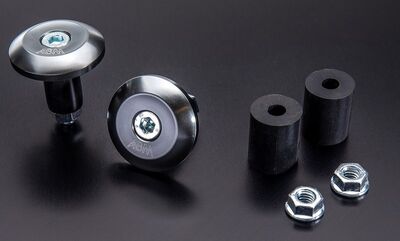 ABM / エービーエム shortCap handlebar weights, カラー: ブラック | 100352-F15