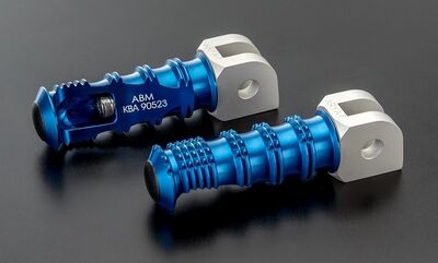 ABM / エービーエム Replacement rests rGrip BM 1 - rider, クランプカラー: ブラック, レストカラー: ゴールド | 100179-F15-F12