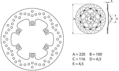 BREMBO / ブレンボ ORO (オーロ) ブレーキディスク ラウンドフィックス | 68B40746