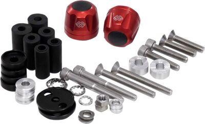 GILLES TOOLING / ギルズツーリング バーエンドセット LG-IP レッド | LG-IP-22-R