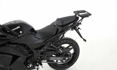 ヘプコ＆ベッカー Alurack (アリュラック) トップケースキャリア ブラック Kawasaki Ninja 250 R | 6502509 01 01