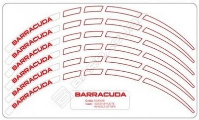Barracuda Moto / バラクーダモト ステッカーキット マキシスクーター ホワイト | NS5400-B