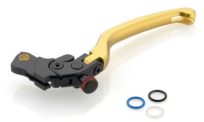 Rizoma / リゾマ  Brake / Clutch Levers "3D", Natural Anodized | LCJ202A