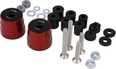 CNC Racing / シーエヌシーレーシング ハンドルバーエンド Bi-Color, レッド | CM231R