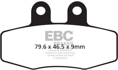 EBCブレーキ R シリーズ Heavy Duty シンタリング ブレーキパッド フロント左側用 | FA132R