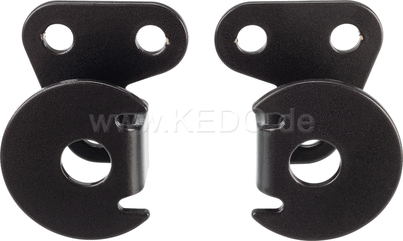 Kedo Indicator Adapter for XT-Indicator Item 42000, stainless steel coated black, 1 pair | 63004