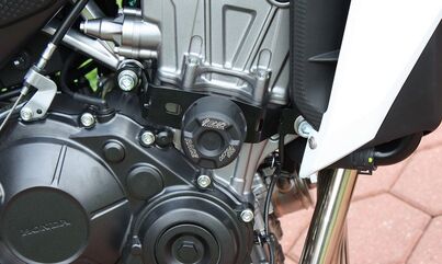 GSGモトテクニック クラッシュパッドセット Honda CB 650 F (2014 -) | 406026025-H53-SH