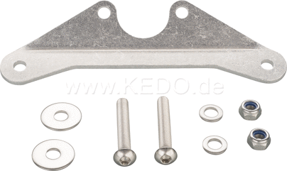 Kedo Classic Speedometer Bracket for OEM instrument, aluminum, including mounting material.. Reloaction of main switch Necessary, see item 41289 / 41210-01 | 40621