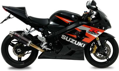 MIVV / ミヴGP スリップ オン ブラックステンレススチール for SUZUKI GSXR 600 (2004 - 2005) | S.014.LXB