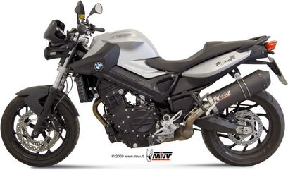 MIVV / ミヴ -SPORT OVAL- スリップオン カーボン製（カーボンエンドキャップ付） for BMW F 800 R (09-) | B.008.LEC