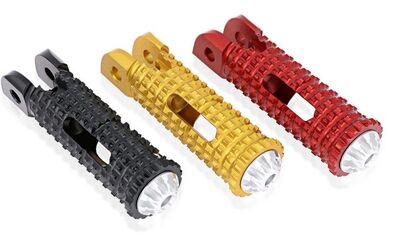 CNC Racing / シーエヌシーレーシング Footpegs For Stock Passenger Rear Sets Ducati Mv Agusta, ブラック | PC111B