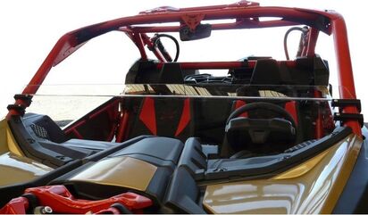 Meca-System / メカシステム Half Windscreen anti abrasion CAN AN Polycarbonate 1000 MAVERICK X3 | 8651Q