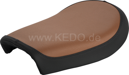 Kedo Solo Seat, black / brown, ready-to-mount | 22582