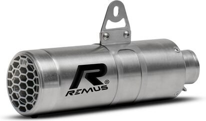 Remus / レムス スリップオン MESH (sport サイレンサー+ DBキラー リムーバブル), ステンレススチール brushed, NO (EEC-) APPROVAL | 74583 100045-1
