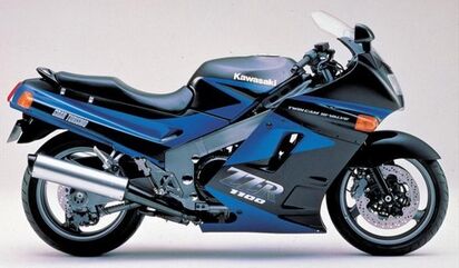 Powerbronze / パワーブロンズ スタンダード スクリーン KAWASAKI ZZR1100 D1-6 93-01 ブルー | 410-K143-008