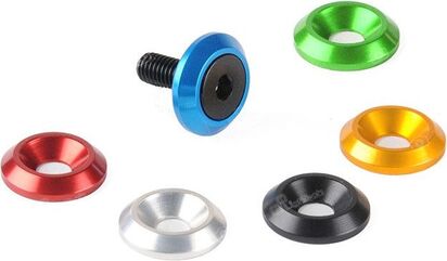 Lightech / ライテック ERGAL BLACK + DISTANCE COLUMN KIT COL. - FOR PORTATARGA - YAMAHA R1 (15) | TAR008