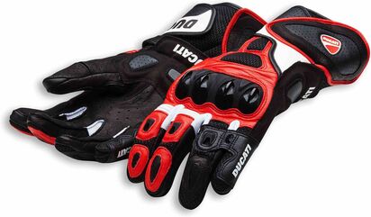 Ducati / ドゥカティ Speed Air C1 - レザーグローブ レッド/ホワイト/ブラック | 98104209