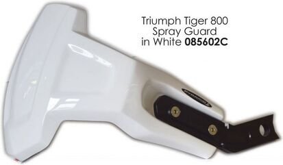 Pyramid Plastics / ピラミッドプラスチック Triumph Tiger 800 XC/XCX/XCA/Low スプレーガード (リアフェンダー) グロスホワイト 2013> | 085602C