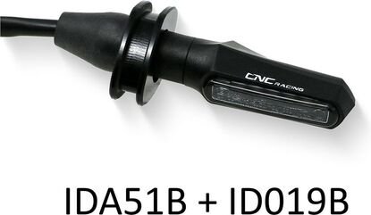 CNC Racing / シーエヌシーレーシング Turn Indicator - Mounting front adapters, Black | IDA51B
