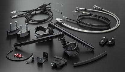 ABM / エービーエム KIT multiClip Sport Ø52 mm Slim - type without grip heating, カラー: ブラック | 101579-F15