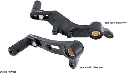 CNC Racing / シーエヌシーレーシング ギア/リア ブレーキレバーキット ducati - SLIDE, ゴールド | PEC01G