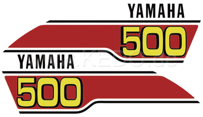 Kedo Fuel Tank Decal Edition 'B-Track 500', Black / Red / Yellow | 22678