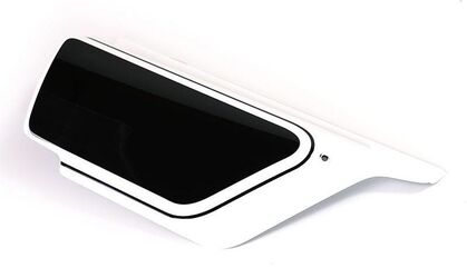 Unit Garage RIGHT SIDE PANEL FOR HIGH SILENCER, White-Black | 2710-White-Black