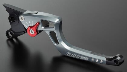 ABM / エービーエム クラッチレバー syntoEvo complete KH21, レバーカラー: ブラック, アジャスターカラー: チタン | 100956-H15-V19