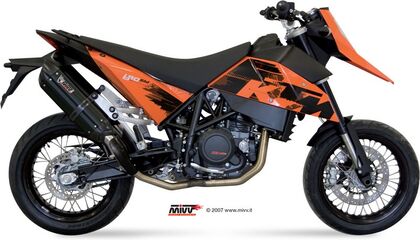 MIVV / ミヴ -SPORT SUONO- ボルトオン カーボン 2本出し for KTM 690 SMSUPERENDURO (07-) | KT.003.L9
