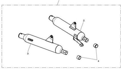 TRIUMPH / トライアンフ Silencer LH | T9600618