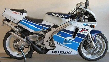 Powerbronze / パワーブロンズ スタンダードスクリーン フロストサファイヤ ブルー SUZUKI RGV250, 91-96 | 410-S106-018