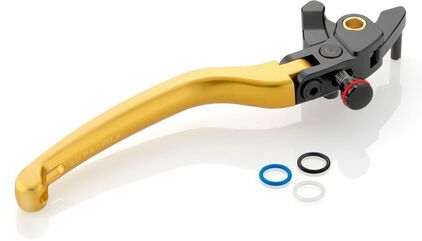 Rizoma / リゾマ  Brake / Clutch Levers "3D", Gold Anodized | LBJ704G