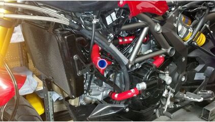サムコスポーツ / Samco Sport Ducati Multistrada 1200 / 1200 S / 1200 ABS 2010 - 2014 8 ピース シリコンラジエーター クーラントホースキット | DUC-22-RD