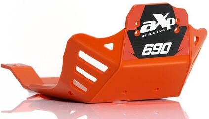 AXP-Racing / エーエックスピーレーシング Adventure スキッドプレート HDPE 8mm - オレンジ | AX1577