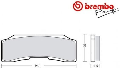 Brembo / ブレンボ Z03 ブレーキパッド FOR CALIPER P30 / 34 モノブロック ENDURANCE | 07B36640