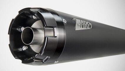 Zard / ザード ブラックステンレス Eマーク E4/E5 2>1 フルキット（フルエキゾーストシステム） ブラックアルエンドキャップ付 | ZHD009S00SAO-B