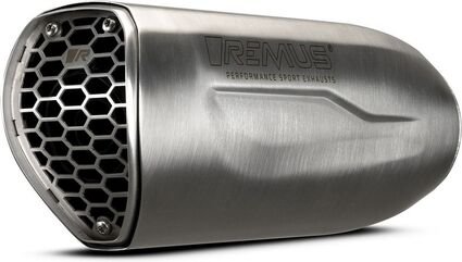 Remus / レムス マフラー Slip-On NXT (silencer), stainless steel matt, incl. ECE type approval | 94582 100265