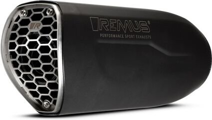 Remus / レムス マフラー Slip-On NXT (silencer), stainless steel black, incl. ECE type approval | 94782 100265