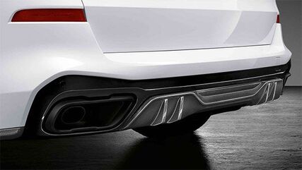 BMW Genuine M Performance Tailpipe Blend Black Matt | 18302464505 / 18 30 2 464 505