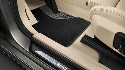 BMW 純正 F フロア マット クロス LHD SCHWARZ ベーシックに適合 | 51472287917 / 51 47 2 287 917