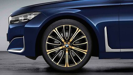 BMW Genuine 20 Alloy Wheel V-Spoke 628 Bicolor (Night Gold, Gloss) | 36115A2A379 / 36 11 5 A2A 379