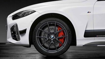 BMW Genuine 19 M Performance Light Metal Wheel Y-Spoke 898 M Frozen Gunmetal Gray | 36116895390 / 36 11 6 895 390