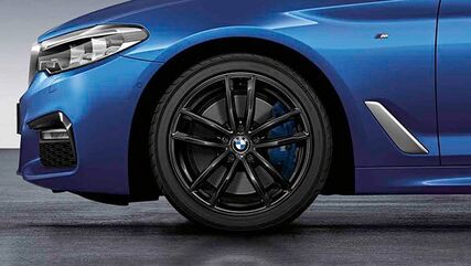 BMW Genuine 18 M Light Metal Wheel Double Storage 662 M Jet Black | 36118093916 / 36 11 8 093 916