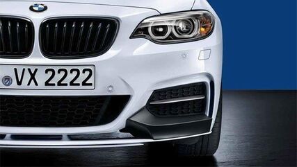 BMW 純正 F アタッチメント schwarz つや消し M PERFORMANCE paintable | 51192343367 / 51 19 2 343 367