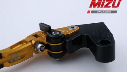 Mizu クラッチレバー ABE認可品 ゴールド | 309G2917516