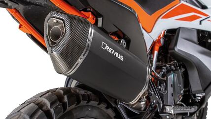 Remus / レムス ブラック Hawk KTM ステンレス ブラック Racing スリップオン (Silencer Incl. Connection Tube And Removable Sound Insert) l 0964783 655219