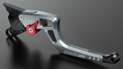 ABM / エービーエム クラッチレバー syntoEvo complete KH16, レバーカラー: ブラック, アジャスターカラー: ゴールド | 100951-H15-V12