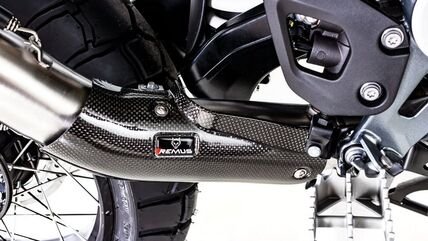 Remus / レムス 8 スリップオン incl. Carbon heat protecting shield, ステンレススチール マット, (EC-) approval | 84682 100265