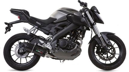 GPR / ジーピーアール Original For Yamaha Mt 125 2017/19 E4 Homologated Full Exhaust Catalized Furore Evo4 Nero | Y.206.CAT.FUNE