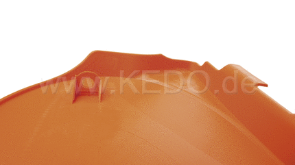Kedo Replica Side Cover, right, 'El Toro Orange' (without decal), OEM reference # 1T1-21721-00 | 29309